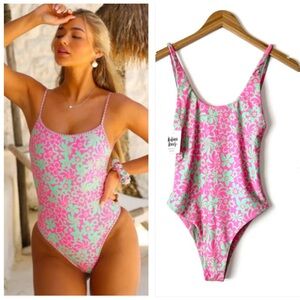 Kulani Kinis Cheeky One Piece Swimsuit NWT